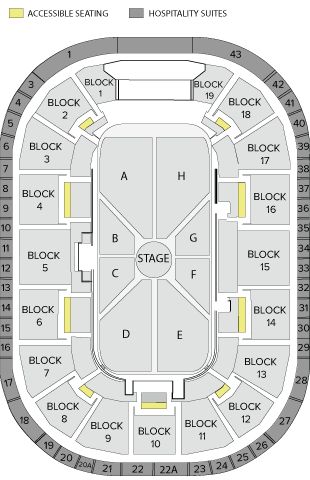 Venue Maps and Seating Plans Motorpoint Arena Nottingham